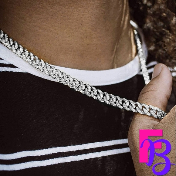 *NEW!* 8mm Iced Miami Cuban Chain - Picture 11 of 16